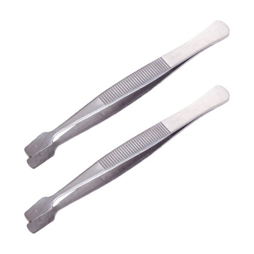 Stainless steel stamp - steel, tweezers