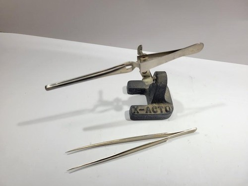 Vintage showgard stamp tongs - vintage,