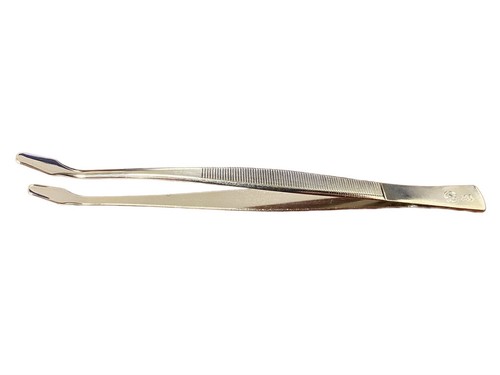 Unisafe stamp tong bent - 6",