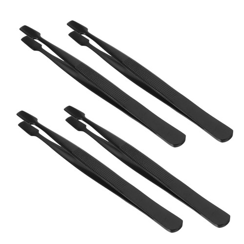 4pcs fine tip stamp tweezers - fine,