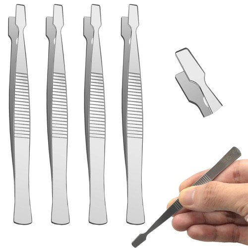 Pcs stamp tweezers - tweezers, stainless
